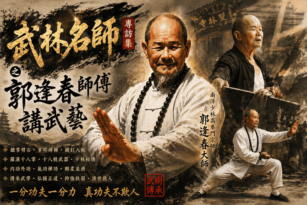 武林名師專訪集之郭逢春師傅講武藝