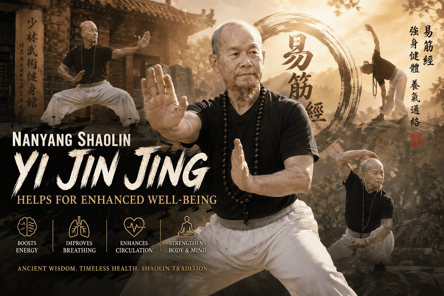Nanyang Shaolin Yi Jin Jing Helps for Enhanced Well-being