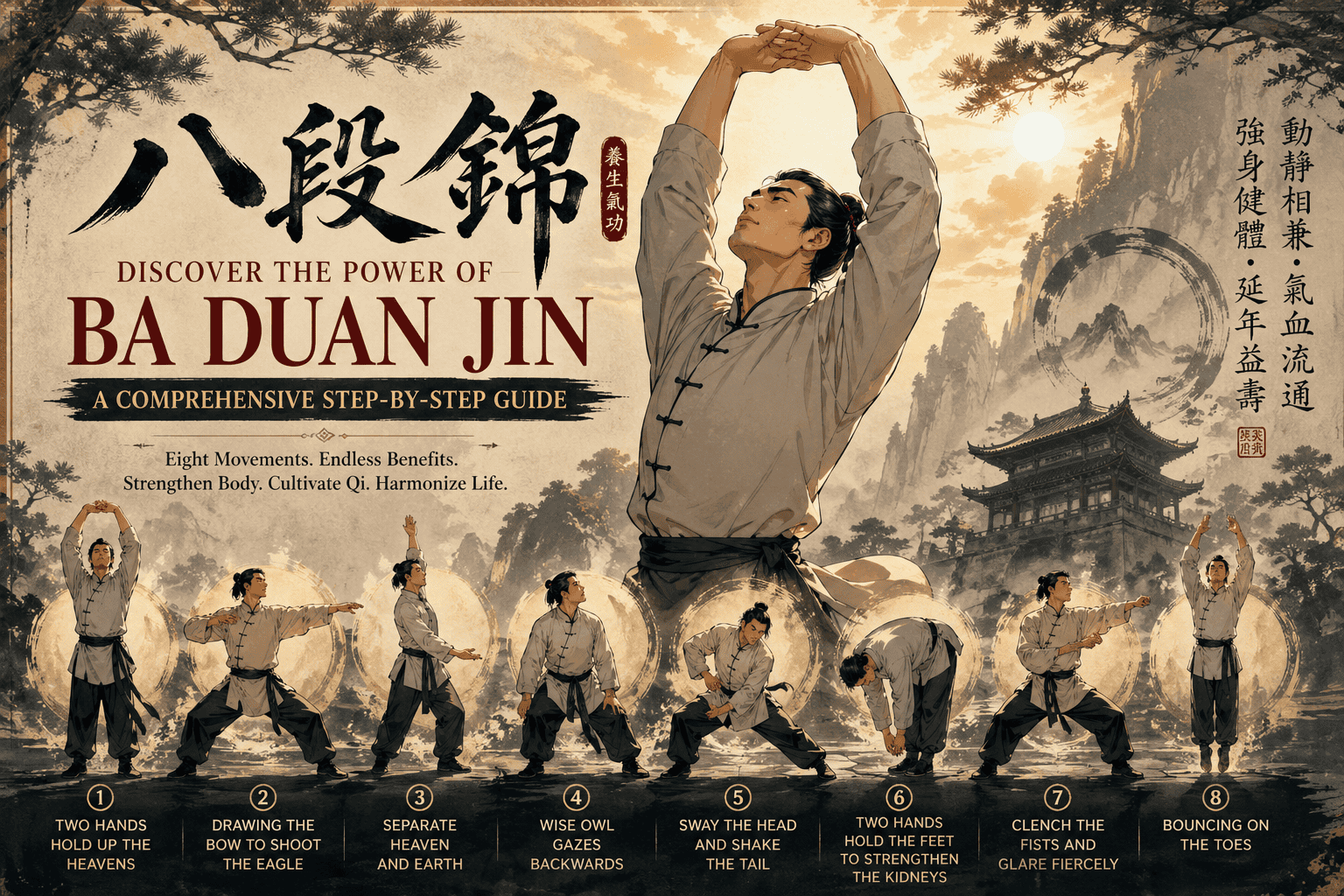Discover the Power of Ba Duan Jin: A Comprehensive Step-by-Step Guide
