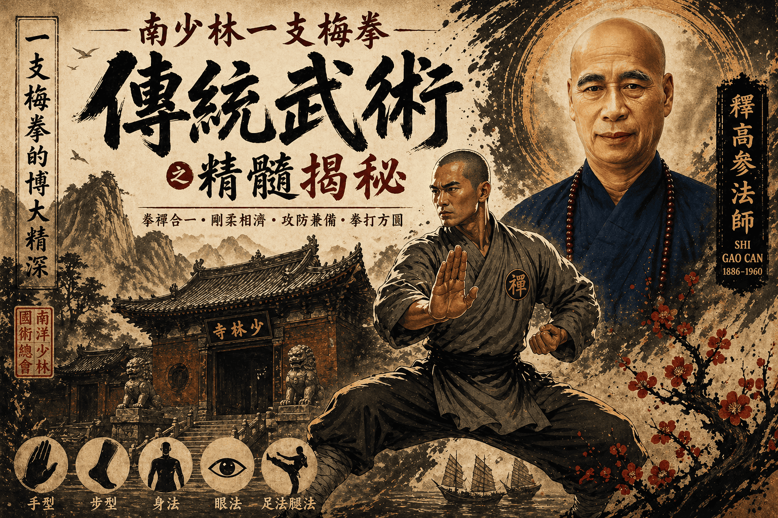 南少林一支梅拳：傳統武術之精髓揭秘