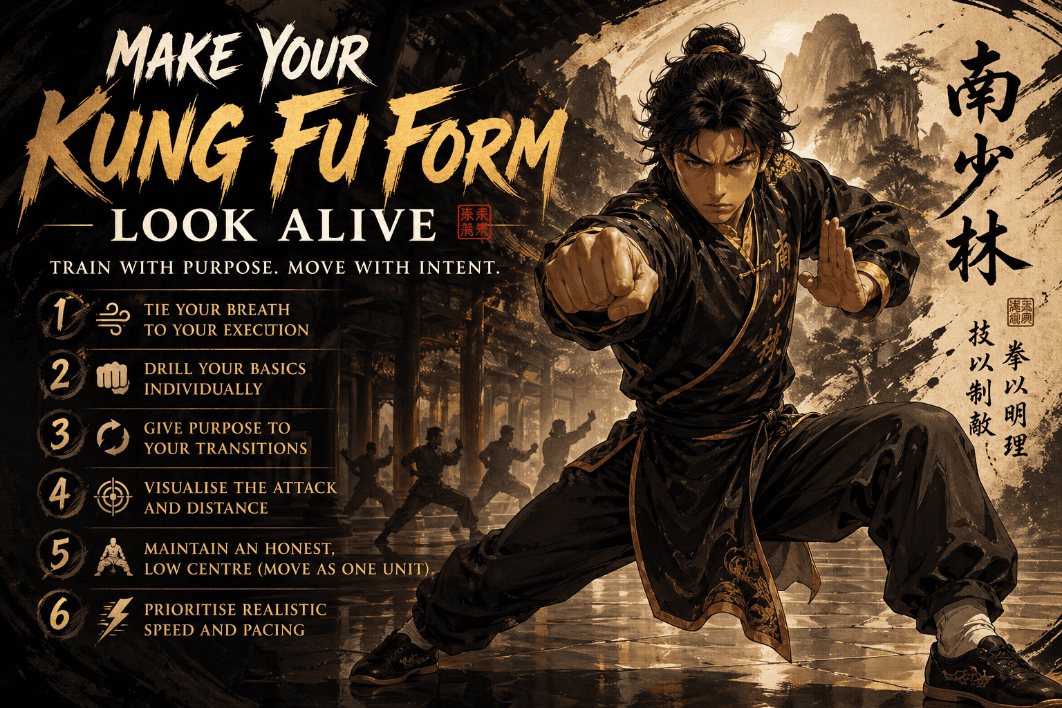 How to Bring Your Kung Fu Forms to Life?